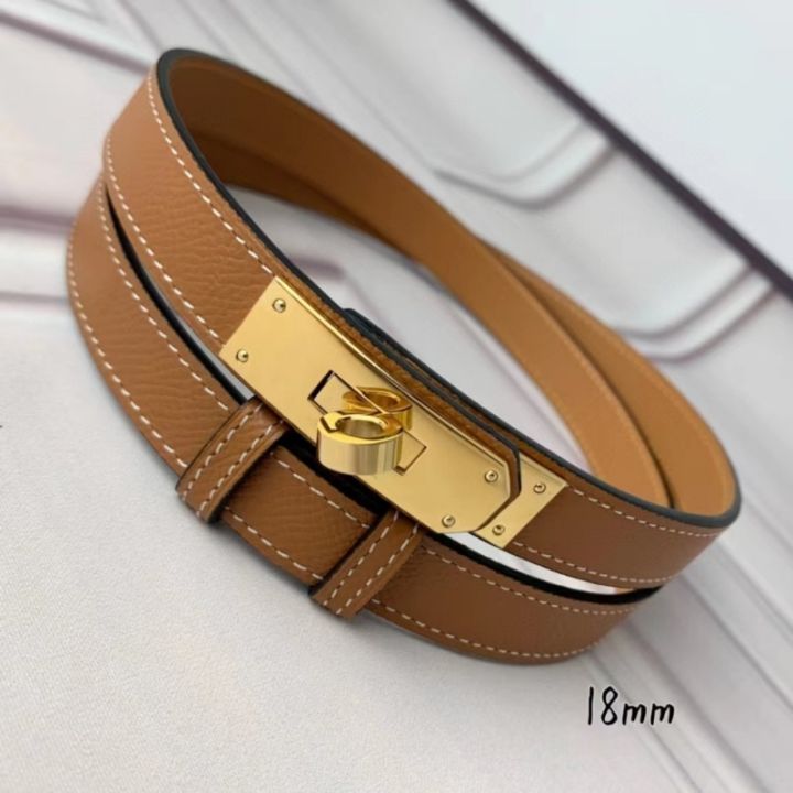 h-brand-top-grade-quality-18mm-kelly-retractable-and-adujustable-leather-belt-with-original-box