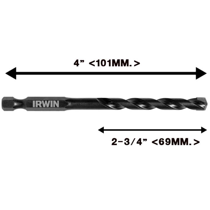 irwin-ดอกสว่านเจาะปูน-เจาะคอนกรีต-impact-ดอกimpact-รุ่น9097689-ขนาด-4-mm