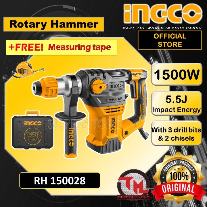 Ingco Rotary Hammer 1500w Rh150028• Tm Ss Lazada Ph