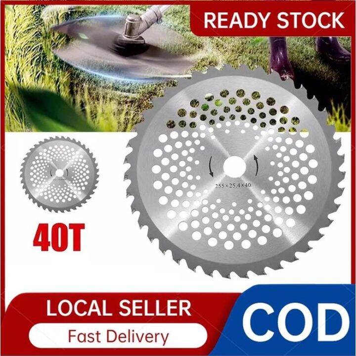 Grass Cutter 40T Carbide Circular Blade Brush Cutter Lawn Mower Blade