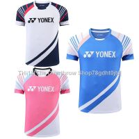 ¤ New Yonex Badminton Jersey Mens and Womens Short Sleeve Breathable Quick Drying T-shirt Competition Jersey Primary and Secondary School Student Training Jersey Team Jersey Childr