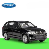 Welly1ของเล่นแบบชุดสะสมสำหรับเด็ก: 24 Suv Suv จำลองรถโลหะผสมรุ่นโมเดลของขวัญ Hiasan Mobil