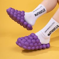 COD Personalized Bubble Slippers Fashionable Mens and Womens Comfortable Massage Slippers