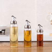 1 Pcs Labeled Glass Oil Pot Kitchen Leakproof Oil Bottle Large Tank Vinegar Soy Sauce Seasoning Bottle