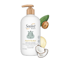 ผลิตภัณฑ์อาบน้ำ Suave Baby Head to Toe Body Wash Coconut Oil, Chamomile &amp; Shea Butter 400mL