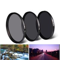 CAENBOO Neutral Density ND 2 4 8 Lens Filter Circular Protective 37/40.5/43/46/49/52/55/58/62/67/72/77/82mm for Canon Nikon Sony