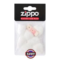 รุ่นใหม่ Zippo Genuine Cotton &amp; Felt 1 Pack | Zippo Cotton &amp; Felt Replacement Kit | Zippo 122110 ชุดเรยอน &amp; สักหลาด（ไฟแช็กไม่มีเชื้อเพลิงภายใน）