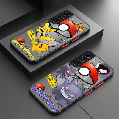 （shine electron）Pikachu Coque เคสสำหรับ Samsung Galaxy S21บวก S23 S10อัลตร้า S20 FE S10 Lite S22 5G S9 S21Ultra ฝาครอบพีซีเนื้อแข็ง