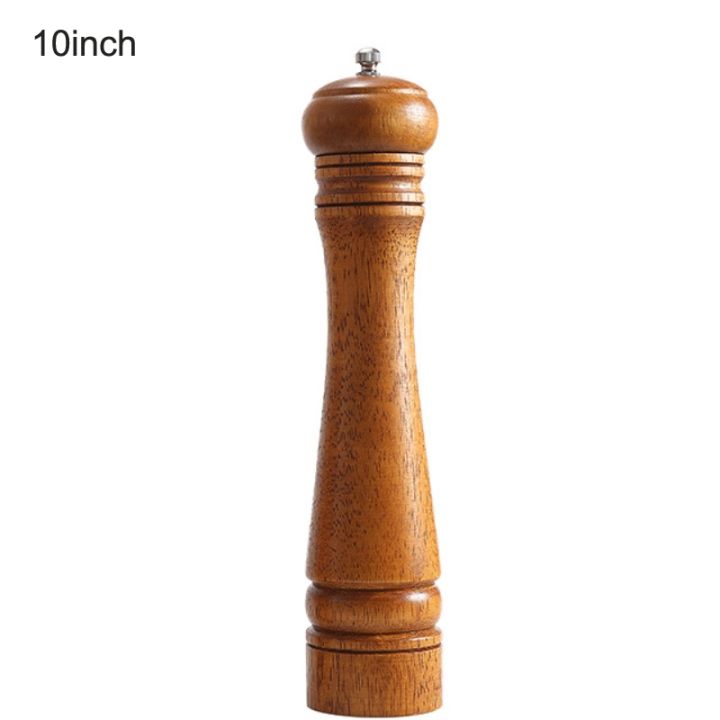 hot-new-เครื่องบดพริกไทยเกลือเครื่องบดพริกไทย-solid-oak-woodgrinder-5-quot-8-quot-10-quot-restaurantricegadget-เครื่องมือปรุงรส