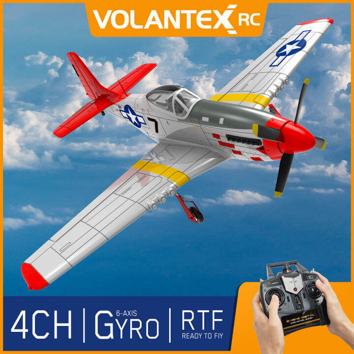 Volantex Rc Plane Ghz Mustang P D Mm Wingspan Fixed Wing Epo Warbird Rc Airplane Control