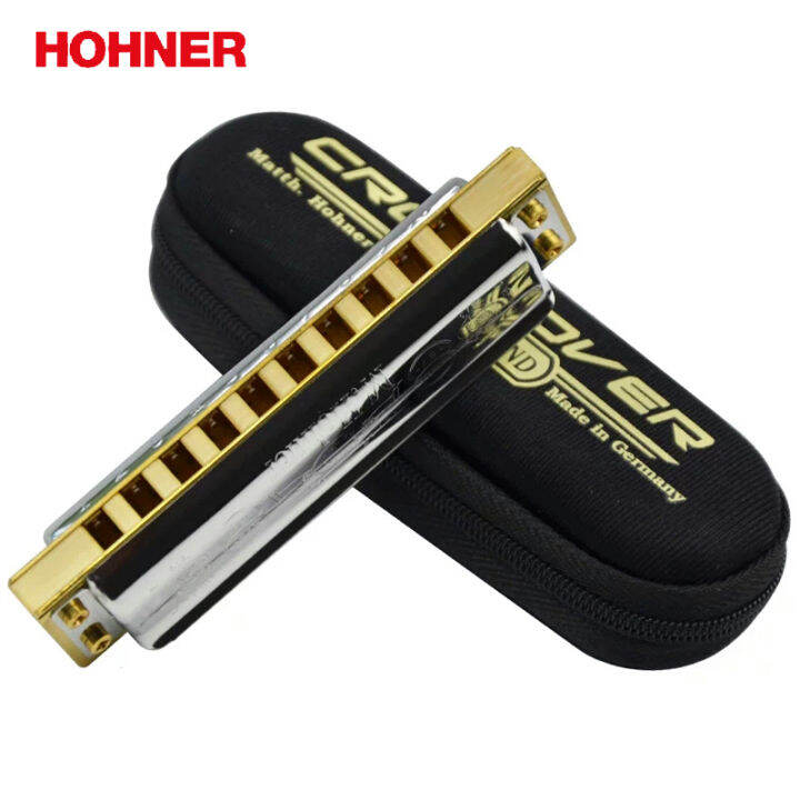 Hohner Marine Band Crossover 10 Hole Diatonic Harmonica bamboo comb