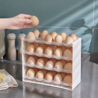 30/40 Grid Kitchen Egg Storage Box Drawer Type Container for Eggs Refrigerator Egg Box Kitchen Egg Holder Tray Kitchen Gadget