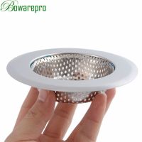 bowarepr Stainless Steel Sink Strainer Shower Drain Bathroom Countertop kitchen sink Strainer-large wide Floor Cover 113/90/70mm Traps Drains