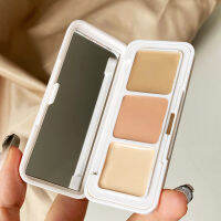 Dark Circles Contour Face Brightening Professional Cosmetics Three-color Concealer Palette Cover Spots