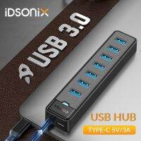 Sonix พอร์ต USB 3.0พอร์ตแบบหลายพอร์ต5Gbps USB ไฮสปีดฮับแท่นวางมือถือสำหรับอุปกรณ์แล็ปท็อปแมคบุ๊ค