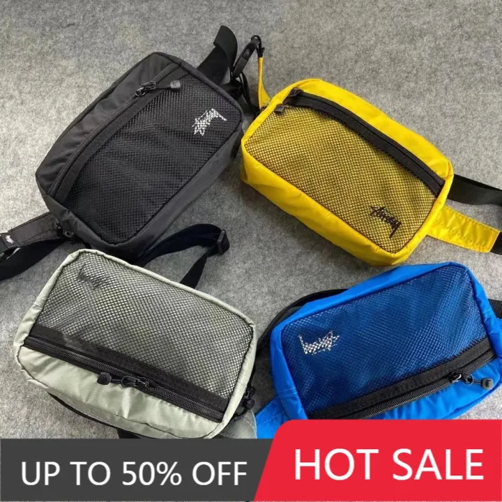 Waist Bag Waterproof Fitness Mesh Messenger Bag Lightweight and