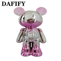 DAFIFY Home Decor เซรามิค Figurine สไตล์โมเดิร์น,เซรามิคขนาดเล็กรูปปั้นสัตว์ Handmade ประติมากรรมเครื่องประดับสำหรับห้องนั่งเล่นห้องนอนสำนักงานตู้เดสก์ท็อป25*9ซม.