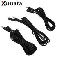 1m/2m3m/5m/10m White/Black 5.5 X 2.1 mm DC female &amp; Male Jack adapter DC Connector Power Plug with Extension WireWires Leads Adapters