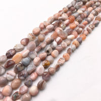 Natural Irregular 6-8mm pink botswana agate Stone Beads Bundle Loose spacer Perle for jewelry making DIY bracelet