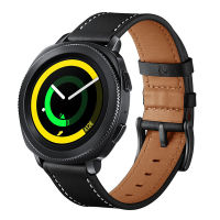 เหมาะสำหรับ Samsung Galaxy watch 42mmgear sport สายนาฬิกาหนังวัวปลายแหลม 20mm