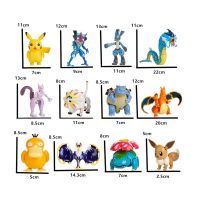 Pokemon Anime Figure Charizard Pikachu Mewtwo Pocket Monster Action Deformation Pokeball Toy Figures Model Kids Christmas Gift