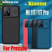 เคส NILLKIN สำหรับ Mi 11T Pro 5G เคสป้องกันกล้อง Nilkin สไลด์เลนส์ปกป้อง Hard PC Frosted Shield ฝาครอบ Mi11t