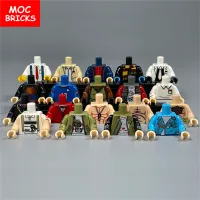 【YF】 5pcs/lot MOC Bricks Torso Suit Body Wear Arms Hands Muscle Chef Cloth Educational Building Blocks Assembled Toys Plastic Dolls