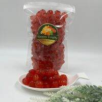 Whole Red Glace Cherries เชอรี่แดง เชอรี่เชื่อม Size 22/24 ขนาดใหญ่ เชอรี่สำหรับทำฟรุ๊ตเค้ก เชอรี่เชื่อมนำเข้า By Happy Fruits