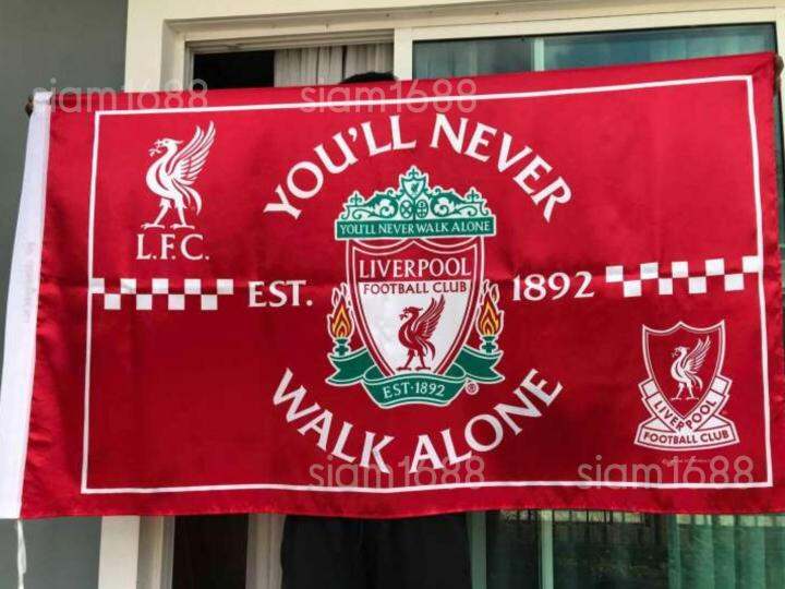 ธงliverpool-ธงลิเวอร์พูล-ธงหงแดง-หงส์แดง-เดอะคอป-ธงแชมป์-พร้อมส่ง