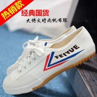 Dabowen Feiyue รองเท้ากีฬาของแท้รองเท้าออกกำลังกายรองเท้าศิลปะการต่อสู้รองเท้าพลาสติกไทชิสำหรับทั้งหญิงและชายการแข่งขันเดินป่าและออกสนามรองเท้า