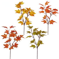 【cw】39cm R Autumn Maple Leaf Artificial Plant Flower Arrangement Home Ho Shopping Mall Decoration Harvest Day Thanksgiving ！