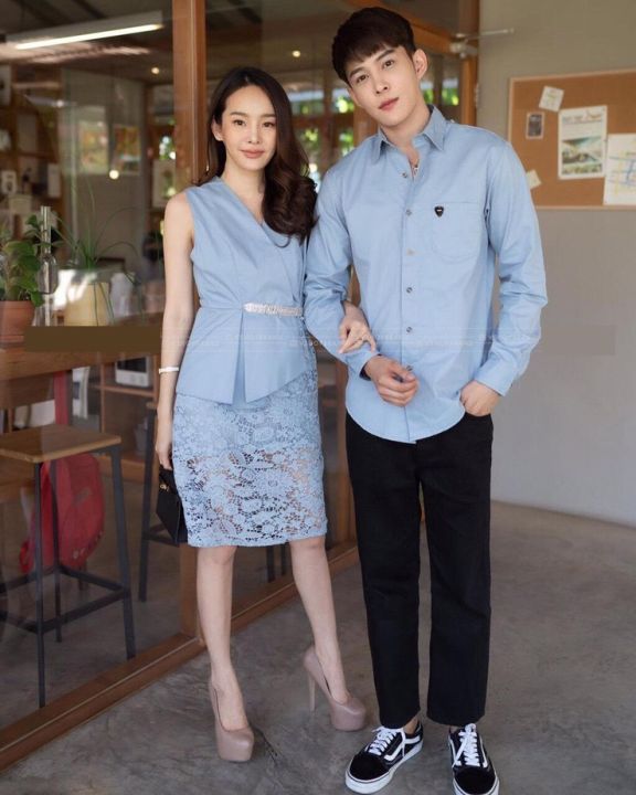 Đồ đôi nam nữ, set váy áo đôi thiết kế phong cách Hàn Quốc, áo cặp chụp  hình cưới du lịch đẹp nhất - Trang phục khác | ThờiTrangNữ.vn