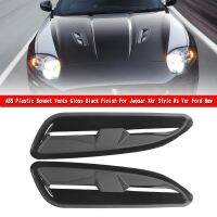 Artudatech พลาสติก ABS Bonnet Vents สีดำเงาสำหรับ Jaguar Xkr สไตล์ Rs Vxr Ford Bmw รถอุปกรณ์เสริม