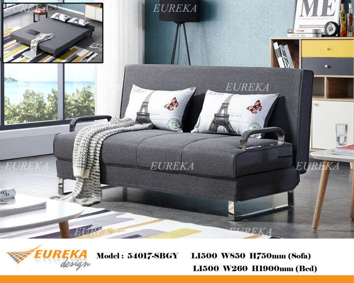 EUREKA 54017 5ft Sofa Bed 3 Seater Foldable Multifunction / Sofa