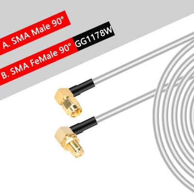 Sma ตัวผู้ไปยัง Sma ตัวผู้50ohm 1M 2M 5M 10M 20M สายโคแอกเซียลปลั๊ก Sma อะแดปเตอร์ปลั๊กต่อสายไฟฟ้าเสาอากาศ Wifi หางเปีย