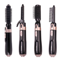 4 In 1เครื่องเป่าผมแปรงไฟฟ้าผมที่หนีบผมตรงดัดผมแปรงไอออนลบอากาศร้อนหวีผม Styler เครื่องมือสำหรับผู้หญิงและผู้ชาย