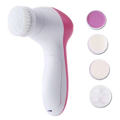 Face Massager 5 in 1 Electric Wash Face Machine Facial Pore Cleaner Body Cleansing Massage Mini Skin Care Brush