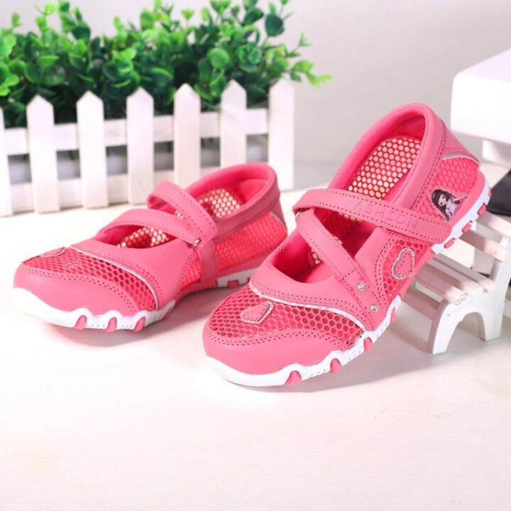 2023-new-summer-high-quality-non-slip-children-shoes-girls-fashion-sandals-cartoon-princess-sandals-kids-flat