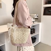 --BAO2382✙◆ Sprg and summer -mat women 23 new straw s he dgn shoulder nger