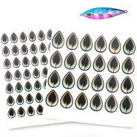 【lz】◇✵✷  Flat Fishing Lure Eyes Tape 2D Fish Tackles Laser Holográfico 72 Pcs 70 Pcs 72 Pcs