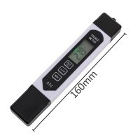 【Factory-direct】 Amir Brothers Junejour แบบพกพา LCD Digital PH Meter 0.01 + TDS EC Tester ปากกาน้ำ PPM กรอง Hydroponic สำหรับ Aquarium สระว่ายน้ำไวน์