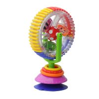 Best Deals Baby Multi-Colors Rattle Toys ของเล่นชิงช้าสวรรค์หมุนได้พร้อมฐานดูด