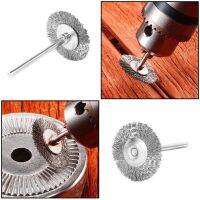 ‘；。、】= 20Pcs/Lot 25Mm Mini Stainless Steel Wire Brush Polishing Wheel For Grinder Power Tool Accessory