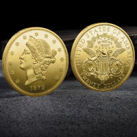 US Statue Of Liberty ของที่ระลึกและของขวัญ Gold Plated Coin Seal Of The USA Bald Eagle Challenge เหรียญเหรียญที่ระลึก