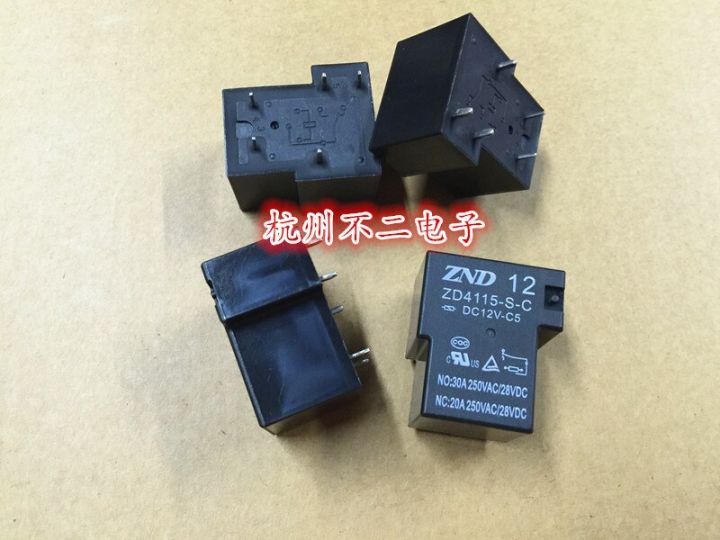 【☸2023 New☸】 EUOUO SHOP รีเลย์ Zd4115-s-c 12vdc-c5 5-Pin ชุด30a T90