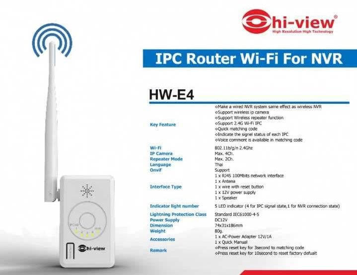 hi-view-ตัวขยายสัญญาณ-wi-fi-ipc-router-wi-fi-for-nvr-point-4-ch-รุ่น-hw-e4