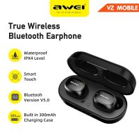 AWEI T13 True Wireless  หูฟังบลูทูธ หูฟังบลูทูธไร้สาย 2 ข้าง 5.0V