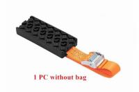 BENOO 124PCS Durable PU Anti-Skid Car Tire Traction Blocks With Bag Emergency Snow Mud Sand Tire Chain Straps For Snow Mud Ice