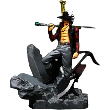 21cm Um Pedaço De Ação Figura Mihawk Dracule Com Espada Anime Colecionável  Modelo Brinquedos # Hr7j De $230,14