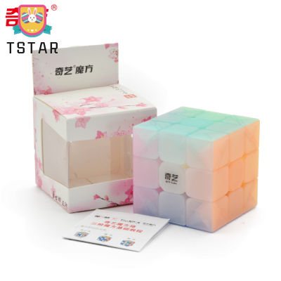 Ts【คลังสินค้าพร้อม】Qiyi Warrior W Jelly 3X3X3 Magic Cube โปร่งใส Candy สี Speed Cube เด็ก Early Education ปริศนาของเล่นสำหรับบรรเทาความเครียด【cod】